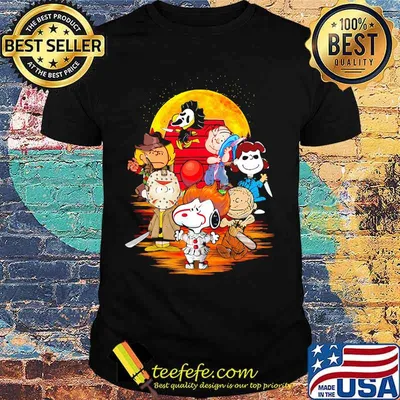 Halloween horror the peanuts characters shirt