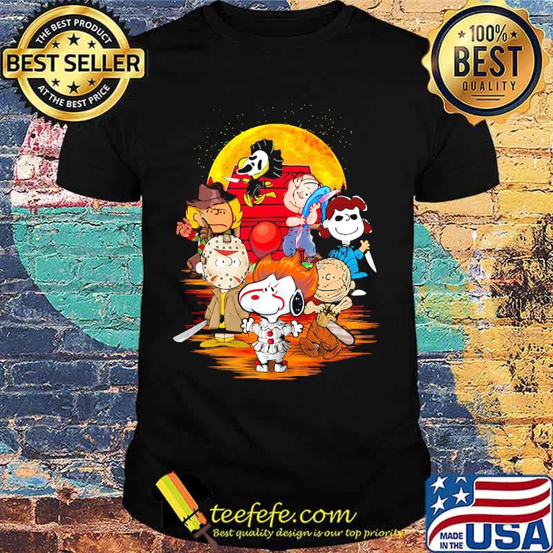 Halloween horror the peanuts characters shirt