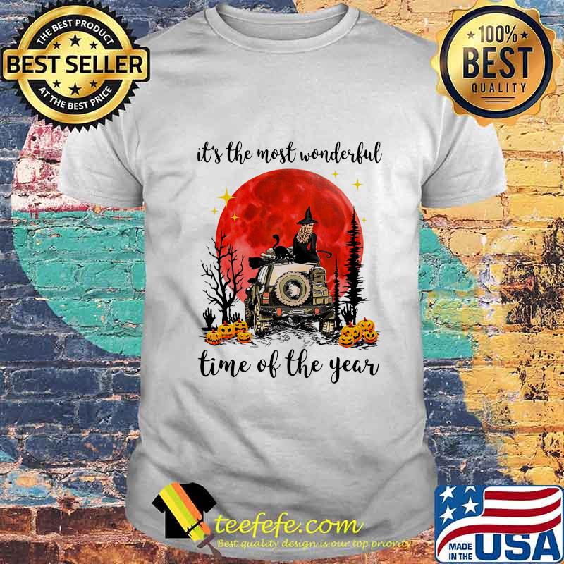 Halloween it's the most wonderful time of the year pumpkins sunset shirt