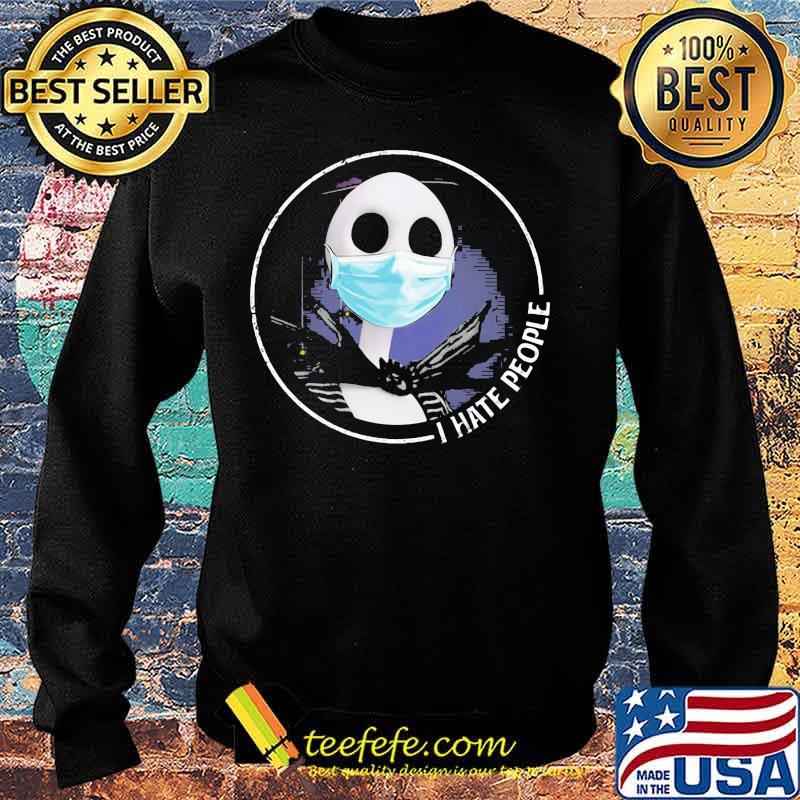Halloween jack skellington a mask i hate people s Sweater Halloween jack skellington a mask i hate people s Sweater