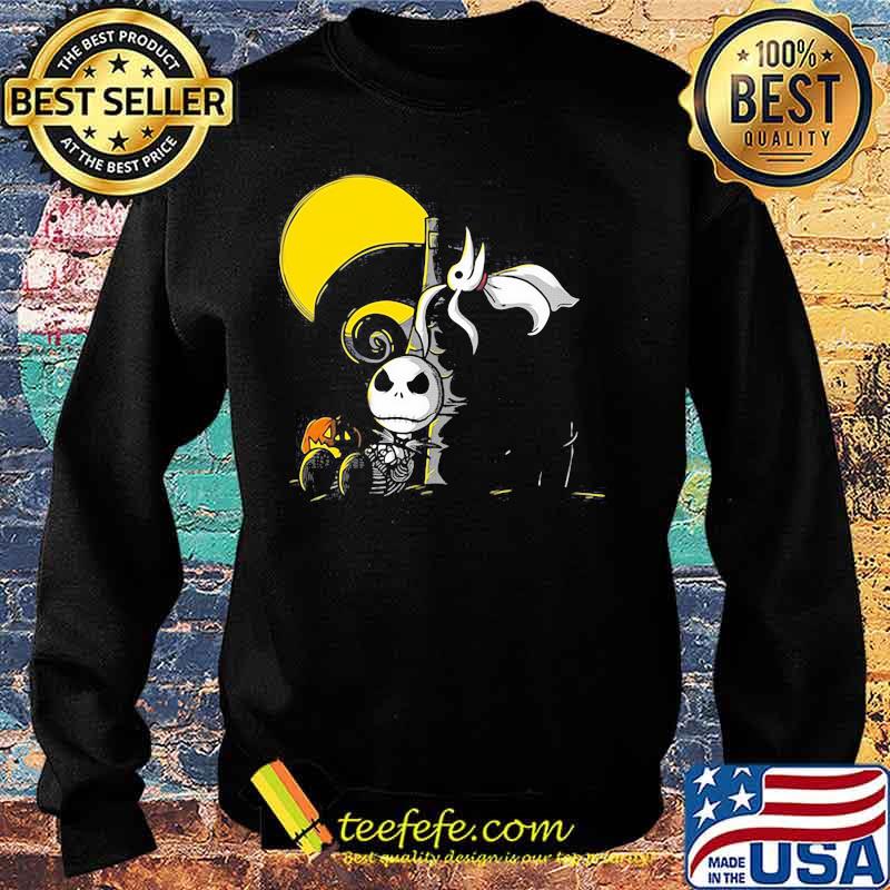 Halloween jack skellington and ghost moon s Sweater Halloween jack skellington and ghost moon s Sweater