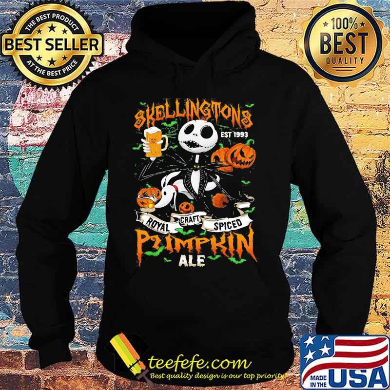 Halloween jack skellington est 1993 royal craft spiced pumpkin ale s Hoodie Halloween jack skellington est 1993 royal craft spiced pumpkin ale s Hoodie