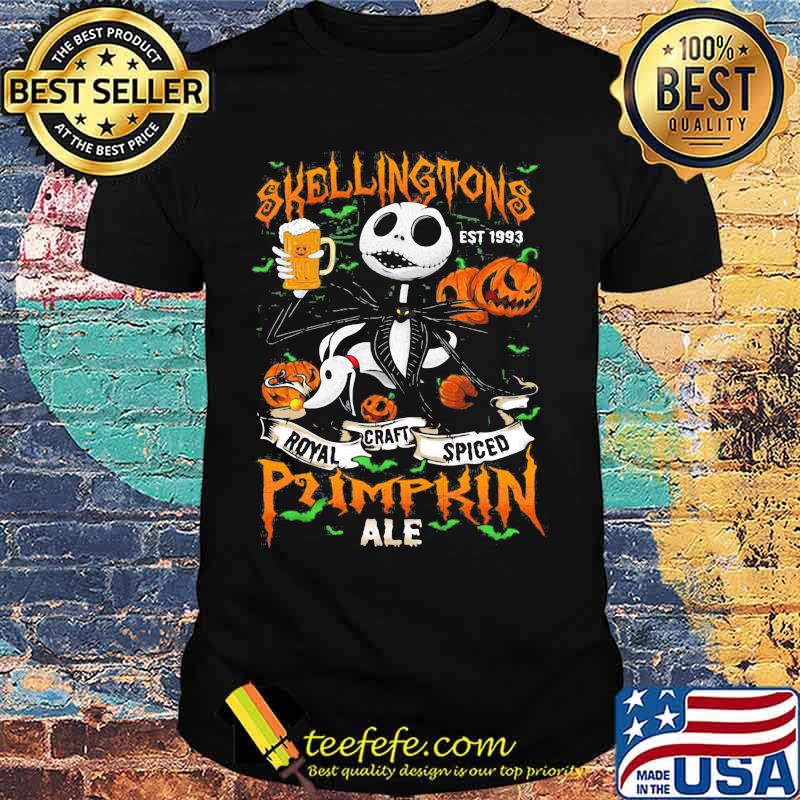 Halloween jack skellington est 1993 royal craft spiced pumpkin ale shirt Halloween jack skellington est 1993 royal craft spiced pumpkin ale shirt