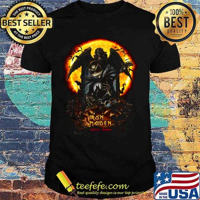 Halloween jack skellington iron maiden 1975 2020 pumpkin shirt