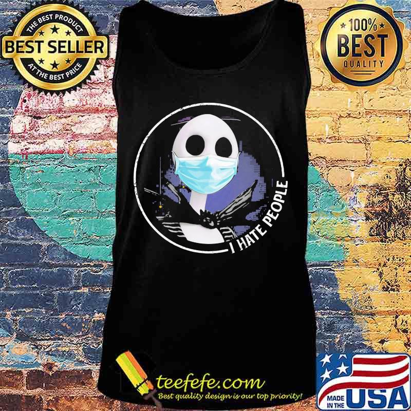 Halloween jack skellington mask i hate people s Tank top Halloween jack skellington mask i hate people s Tank top