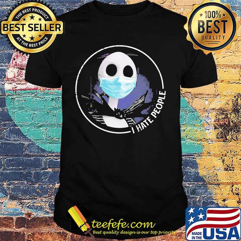 Halloween jack skellington mask i hate people shirt Halloween jack skellington mask i hate people shirt