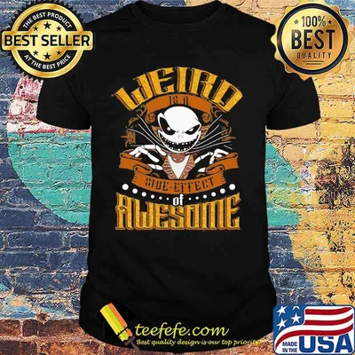 Halloween jack skellington weird side effect awesome shirt