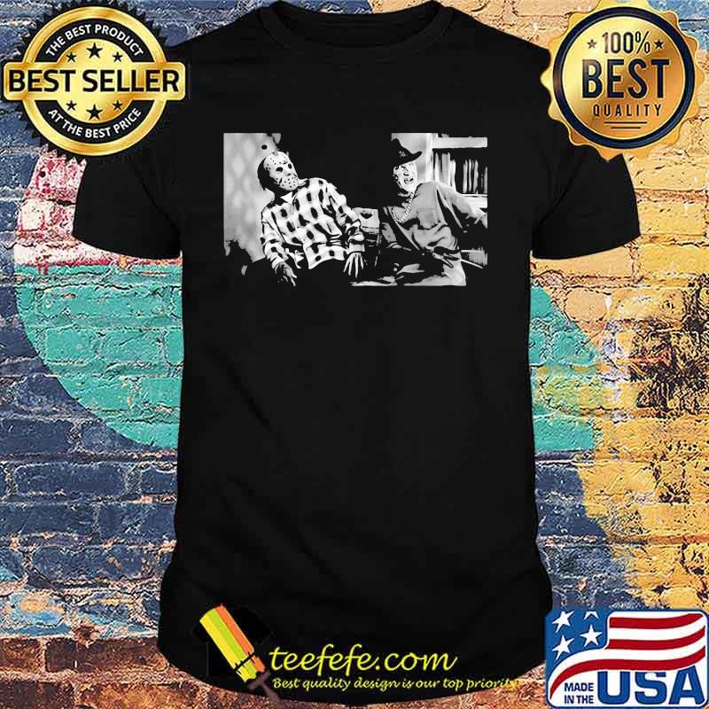 Halloween jason voorhees and freddy krueger shirt