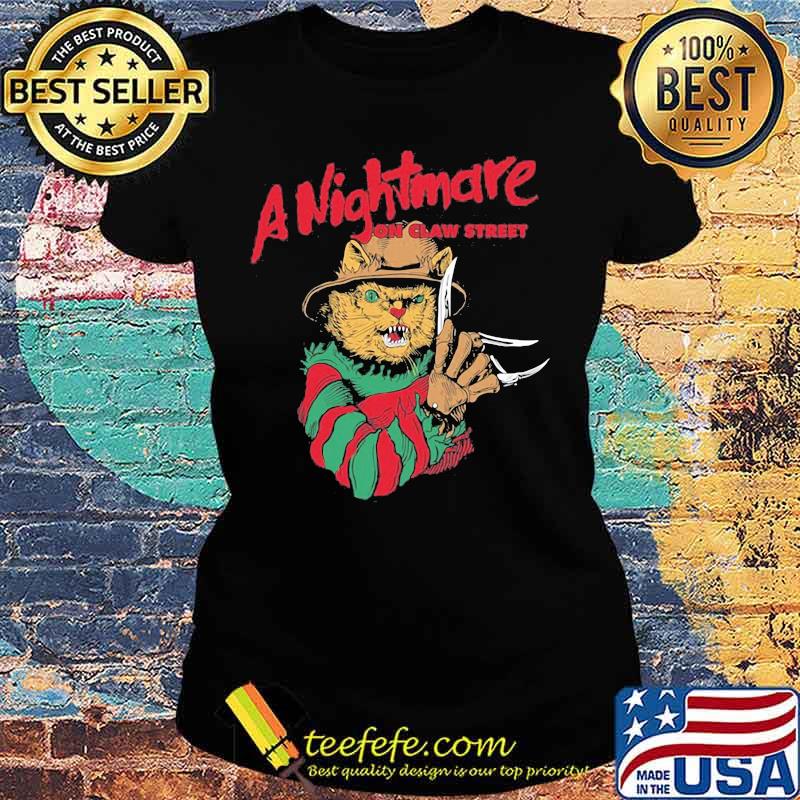 Halloween jason voorhees cat a nightmare on claw street s Ladies tee Halloween jason voorhees cat a nightmare on claw street s Ladies tee
