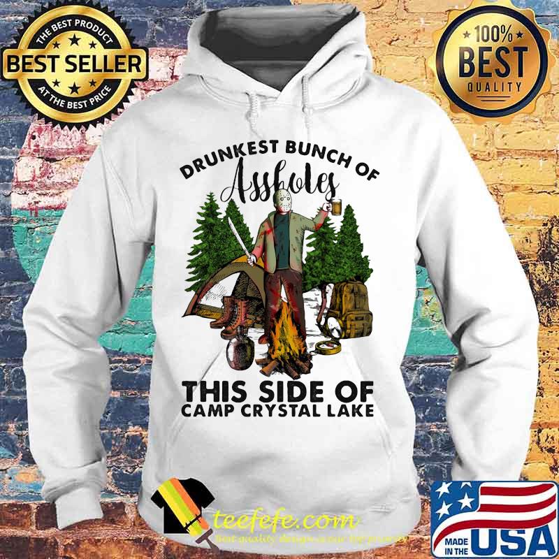 Halloween jason voorhees drunkest bunch of assholes this side of camp crystal lake s Hoodie Halloween jason voorhees drunkest bunch of assholes this side of camp crystal lake s Hoodie
