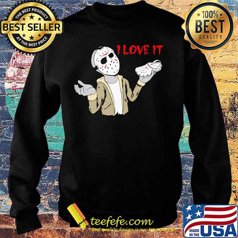 Halloween jason voorhees i love it cross s Sweater Halloween jason voorhees i love it cross s Sweater