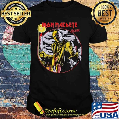 Halloween jason voorhees iron maiden slasher shirt