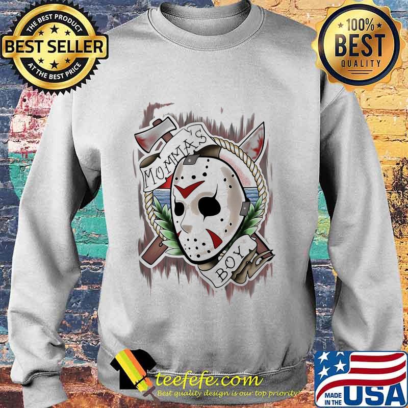 Halloween jason voorhees momma's boy s Sweater Halloween jason voorhees momma's boy s Sweater
