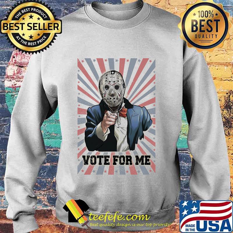 Halloween jason voorhees vote for me american flag independence day s Sweater Halloween jason voorhees vote for me american flag independence day s Sweater