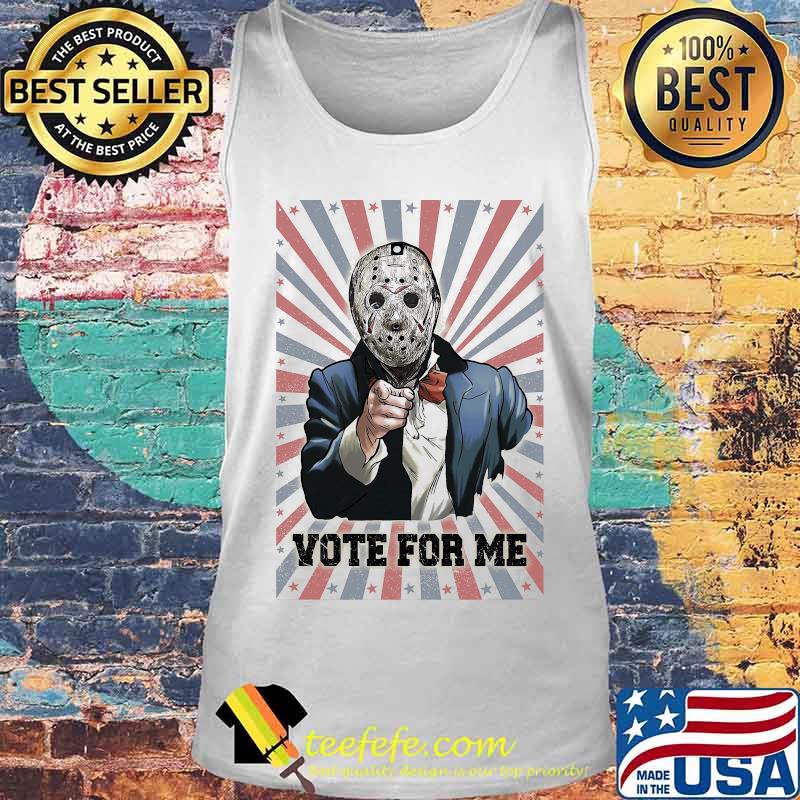 Halloween jason voorhees vote for me american flag independence day s Tank top Halloween jason voorhees vote for me american flag independence day s Tank top