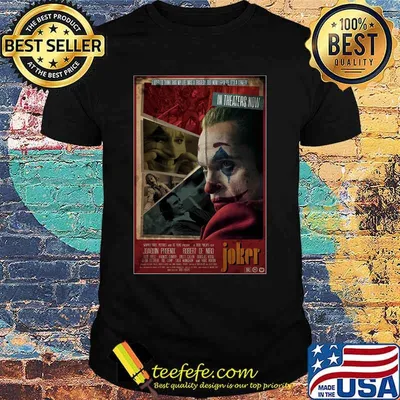 Halloween joker joaquin phoenix in theaters now shirt