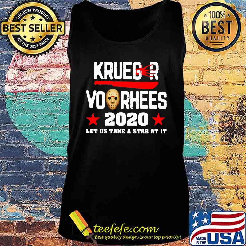Halloween kruger jason voorhees 2002 let us take a stab at it stars s Tank top Halloween kruger jason voorhees 2002 let us take a stab at it stars s Tank top