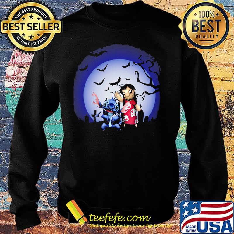 Halloween lilo and stitch moon s Sweater Halloween lilo and stitch moon s Sweater
