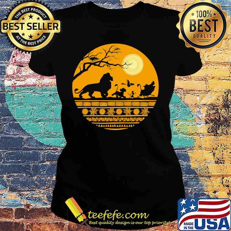 Halloween lion king characters moon s Ladies tee Halloween lion king characters moon s Ladies tee