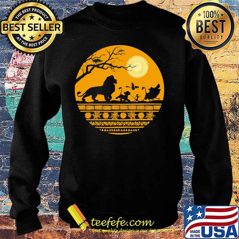 Halloween lion king characters moon s Sweater Halloween lion king characters moon s Sweater
