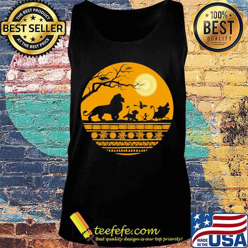Halloween lion king characters moon s Tank top Halloween lion king characters moon s Tank top