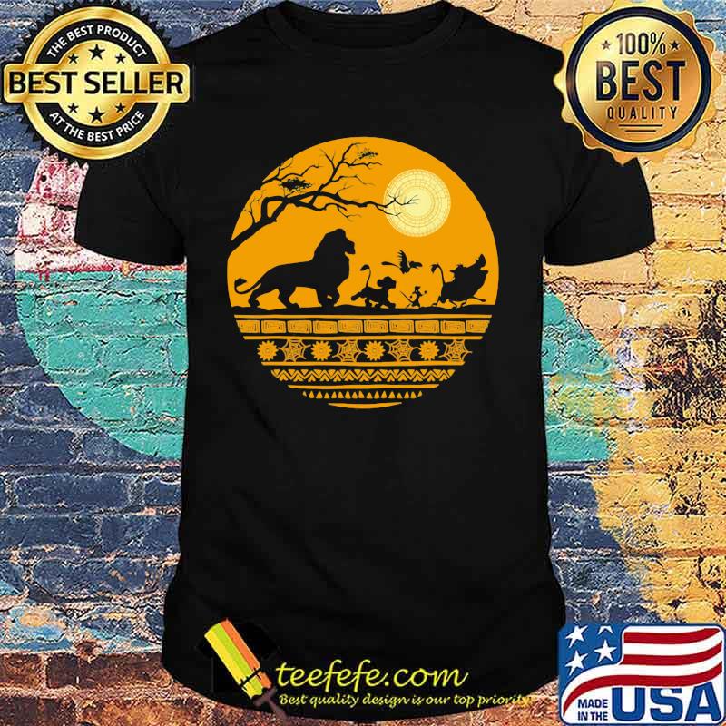 Halloween lion king characters moon shirt Halloween lion king characters moon shirt