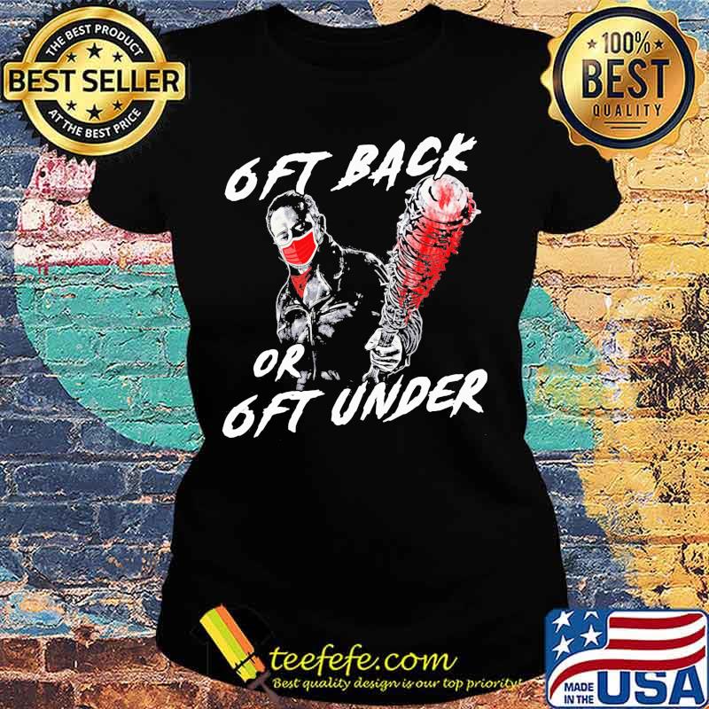 Halloween mask 6ft back or 6ft under s Ladies tee Halloween mask 6ft back or 6ft under s Ladies tee