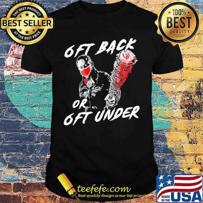 Halloween mask 6ft back or 6ft under shirt