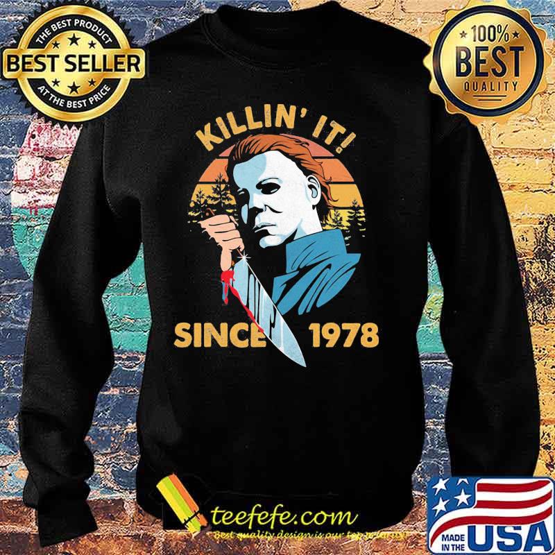 Halloween michael myers killin it since 1978 vintage retro s Sweater Halloween michael myers killin it since 1978 vintage retro s Sweater