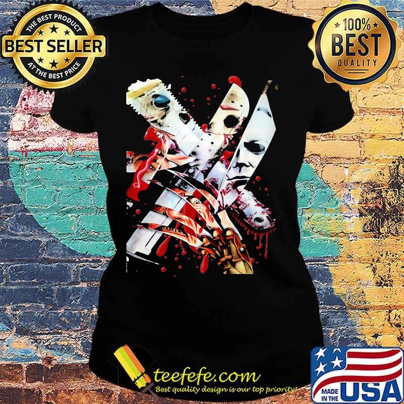 Halloween michael myers knife bloods s Ladies tee Halloween michael myers knife bloods s Ladies tee