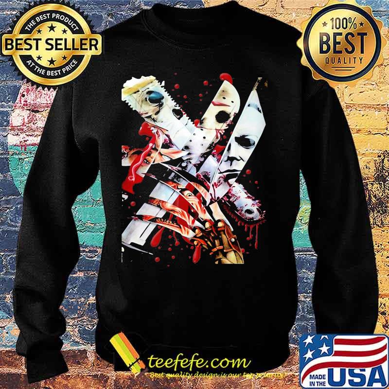 Halloween michael myers knife bloods s Sweater Halloween michael myers knife bloods s Sweater