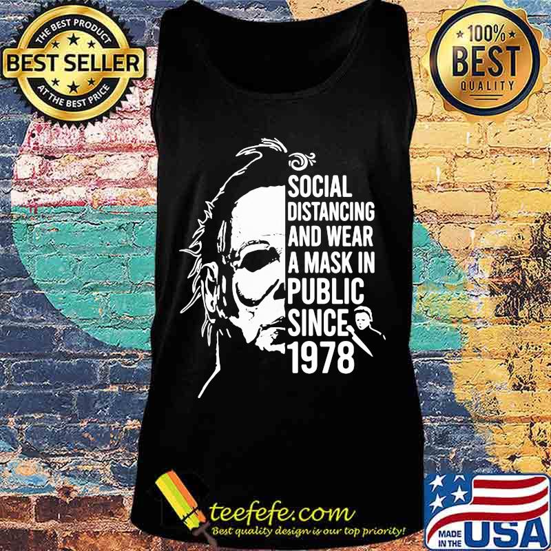 Halloween michael myers social distancing and wear a mask in publix since 1978 s Tank top Halloween michael myers social distancing and wear a mask in publix since 1978 s Tank top