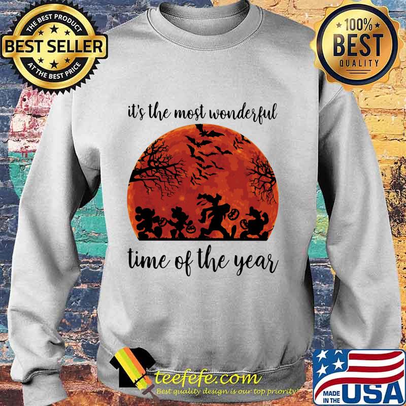Halloween mickey mouse and friends it's the most wonderful time of the year sunset s Sweater Halloween mickey mouse and friends it's the most wonderful time of the year sunset s Sweater