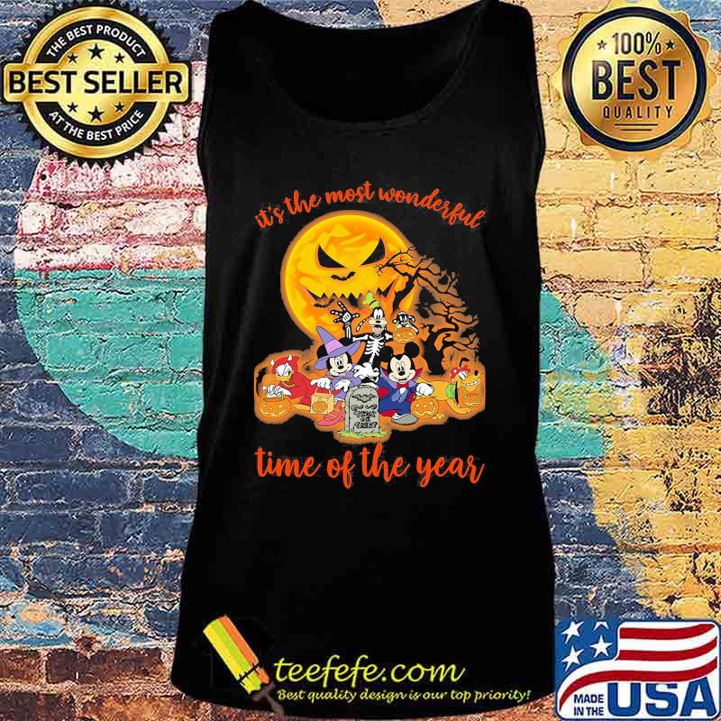 Halloween mickey mouse cartoon characters it's the most wonderful time of the year moon s Tank top Halloween mickey mouse cartoon characters it's the most wonderful time of the year moon s Tank top