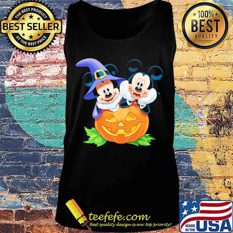 Halloween minnie mouse witch and mickey mouse pumpkin s Tank top Halloween minnie mouse witch and mickey mouse pumpkin s Tank top