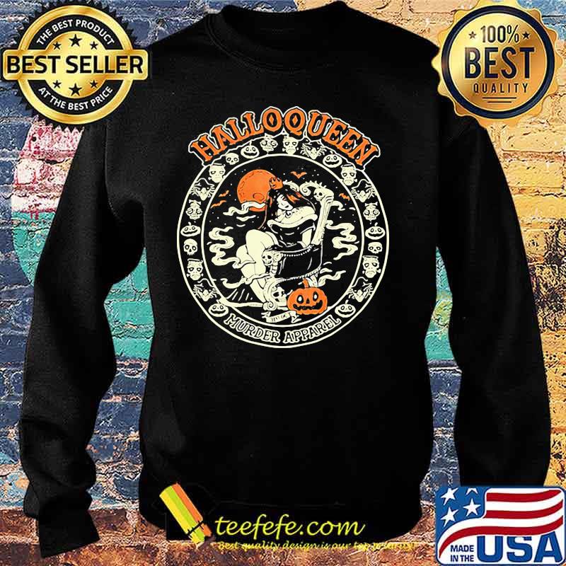Halloween murder apparel skeleton pumpkin s Sweater Halloween murder apparel skeleton pumpkin s Sweater