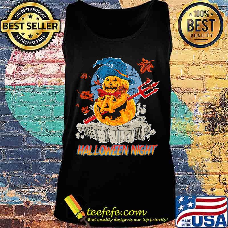 Halloween night viking pumpkins maple leaves 2020 s Tank top Halloween night viking pumpkins maple leaves 2020 s Tank top