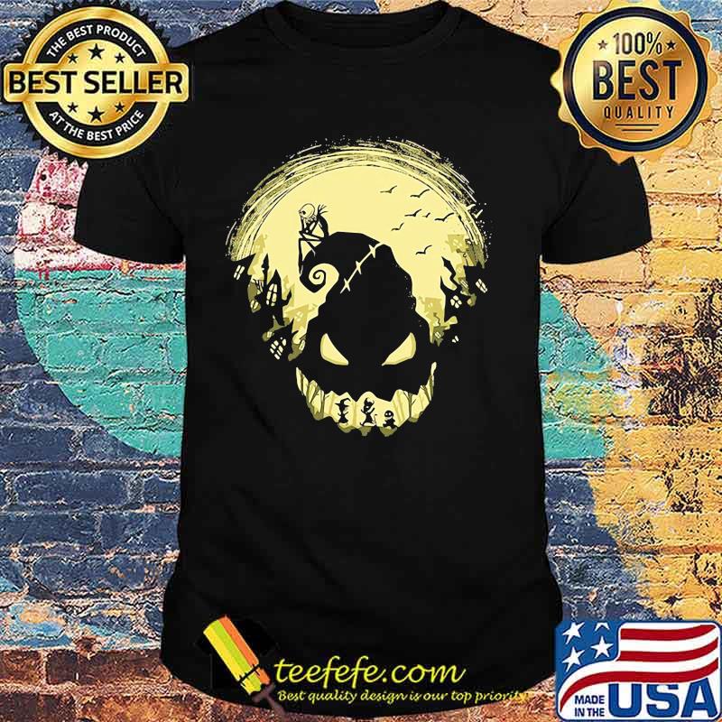 Halloween nightmare jack skellington witch moon shirt Halloween nightmare jack skellington witch moon shirt