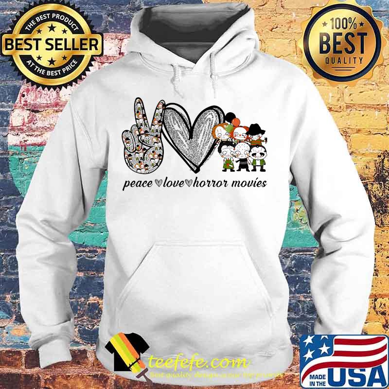 Halloween peace love horror movies s Hoodie Halloween peace love horror movies s Hoodie