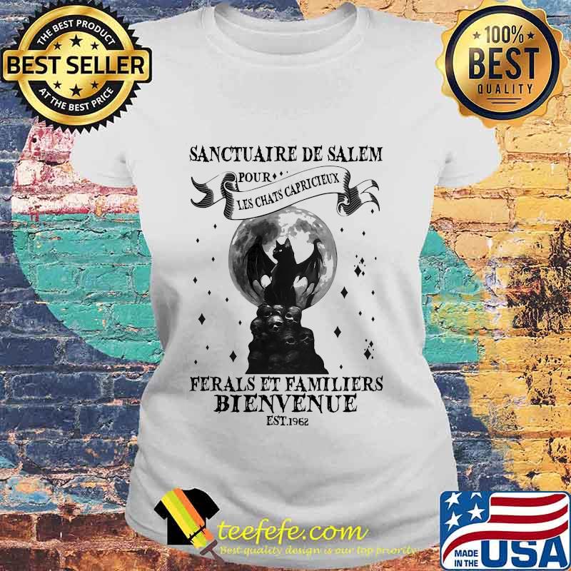 Halloween sanctuaire de salem pour les chats capricieux ferals et familiers bienvenue est 1962 s Laides tee Halloween sanctuaire de salem pour les chats capricieux ferals et familiers bienvenue est 1962 s Laides tee