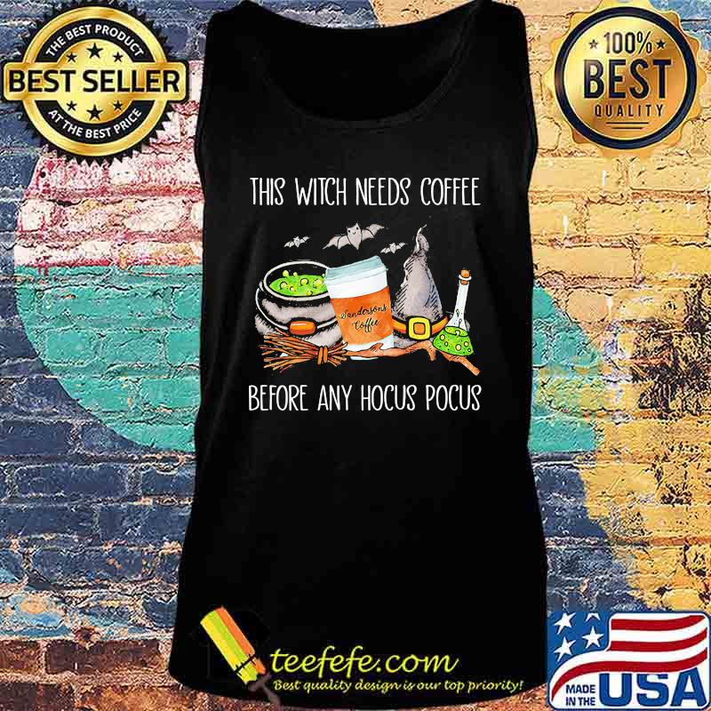 Halloween sendorsons coffee this witch needs insulin before any hocus pocus s Tank top Halloween sendorsons coffee this witch needs insulin before any hocus pocus s Tank top