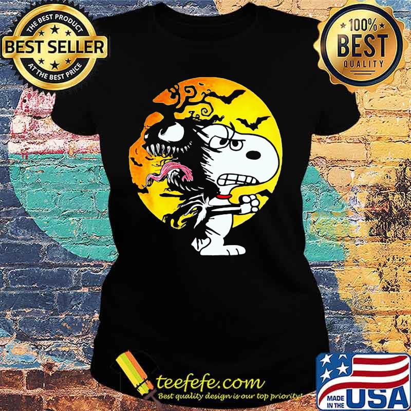 Halloween snoopy bats moon s Ladies tee Halloween snoopy bats moon s Ladies tee