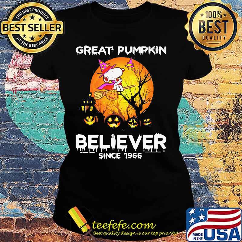 Halloween snoopy great pumpkin believer since 1996 s Ladies tee Halloween snoopy great pumpkin believer since 1996 s Ladies tee
