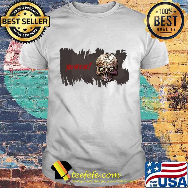Halloween sugar skull you see me shirt