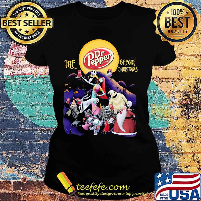 Halloween the dr pepper before christmas moon s Ladies tee Halloween the dr pepper before christmas moon s Ladies tee