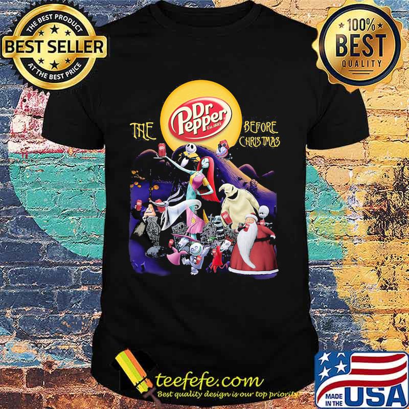 Halloween the dr pepper before christmas moon shirt Halloween the dr pepper before christmas moon shirt