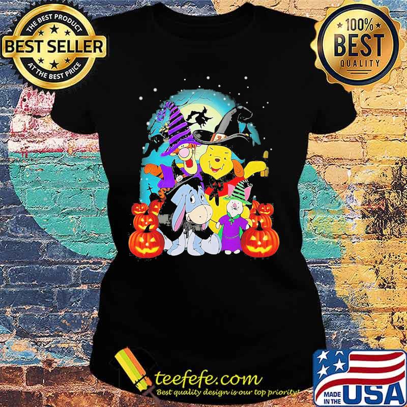 Halloween the mini adventures of winnie the pooh s Ladies tee Halloween the mini adventures of winnie the pooh s Ladies tee