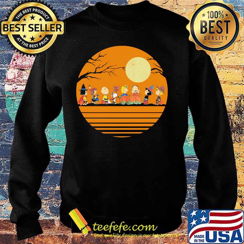 Halloween the peanuts moon vintage retro s Sweater Halloween the peanuts moon vintage retro s Sweater