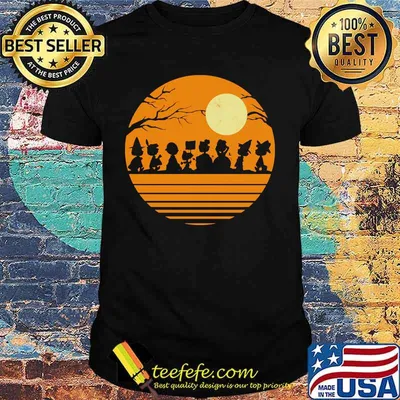 Halloween the peanuts moon vintage shirt