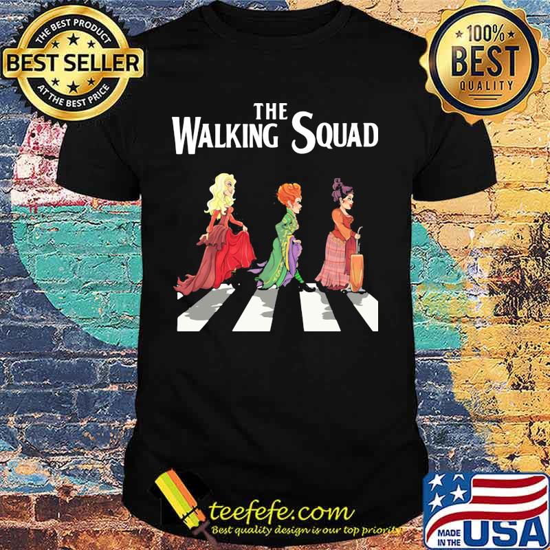 Halloween the walking squad hocus pocus crossing the line shirt